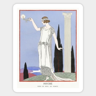 Psyché: Robe du soir, de Worth (1921) Sticker